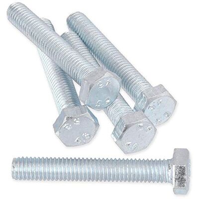 Merriway 316 Parafusos de cabeça hexagonal (A4, aço inoxidável, M8 x 25 mm, 5 unidades), prateado Merriway 316 Parafusos de cabeça hexagonal (A4, aço inoxidável, M8 x 25 mm, 5 unidades), prateado