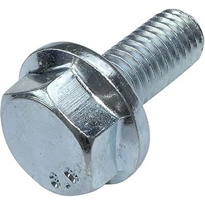 AERZETIX Conjunto de 10 Parafuso de flange parafuso de cabeça hexagonal com flange M8 x 20 mm, DIN 6921, dureza 8,8, em aço galvanizado, parafuso de montagem AERZETIX Conjunto de 10 Parafuso de flange parafuso de cabeça hexagonal com flange M8 x 20 mm, DIN 6921, dureza 8,8, em aço galvanizado, parafuso de montagem