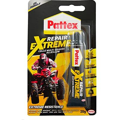 Pattex 100 % Repair Extreme Cola multimaterial ultra resistente em gel tubo 20 g Pattex 100 % Repair Extreme Cola multimaterial ultra resistente em gel tubo 20 g