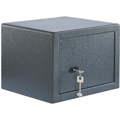 BURG-WÄCHTER Cofre para móveis com chave, inclui prateleira, fixação na parede e no chão, 20,6 L, 12,7 kg, Pure Safe PS 120 K, antracita BURG-WÄCHTER Cofre para móveis com chave, inclui prateleira, fixação na parede e no chão, 20,6 L, 12,7 kg, Pure Safe PS 120 K, antracita