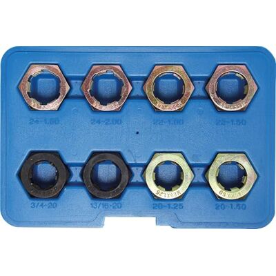 BGS Conjunto de reparação de roscas para eixos de transmissão 8 peças BGS Conjunto de reparação de roscas para eixos de transmissão 8 peças