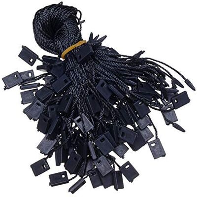 feedal Etiquetas pendentes de nylon de 17,8 cm, com fecho de pressão, laços de gancho para etiquetas, roupa, bagagem, produtos, jóias, 1000 unidades feedal Etiquetas pendentes de nylon de 17,8 cm, com fecho de pressão, laços de gancho para etiquetas, roupa, bagagem, produtos, jóias, 1000 unidades