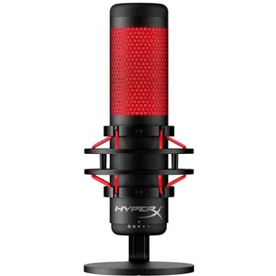 HyperX - HX-MICQC-BK - Preto - QuadCast - Microphone HyperX - HX-MICQC-BK - Preto - QuadCast - Microphone
