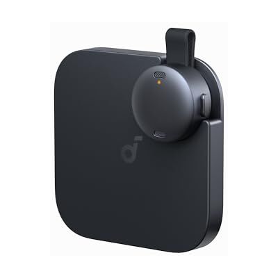 Soundcore Work de Anker, gravador de voz portátil com IA, transcrição e resumo com IA, resumo de reuniões, toque duplo para marcar, compacto, segurança de dados, bateria de grande duração Soundcore Work de Anker, gravador de voz portátil com IA, transcrição e resumo com IA, resumo de reuniões, toque duplo para marcar, compacto, segurança de dados, bateria de grande duração
