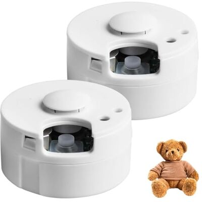 GAOUTO 2 gravadores de voz para animais de peluche, módulo de som de gravação em 60 segundos para ursinho de peluche, módulo de som jogável, gravador de voz, brinquedo para gravação personalizada GAOUTO 2 gravadores de voz para animais de peluche, módulo de som de gravação em 60 segundos para ursinho de peluche, módulo de som jogável, gravador de voz, brinquedo para gravação personalizada