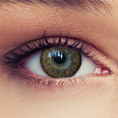 Designlenses , Duas lentes de cor castanha para uma aparência muito natural de três meses sem dioprtías/corrigir grátis capa de lente "natural" (castanho) Designlenses , Duas lentes de cor castanha para uma aparência muito natural de três meses sem dioprtías/corrigir grátis capa de lente "natural" (castanho)