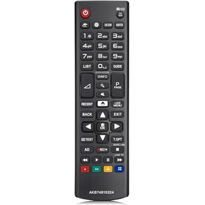 MYHGRC Substituição do controlo remoto LG AKB74915324 para Smart TV Não requer configuração comando LG TV MYHGRC Substituição do controlo remoto LG AKB74915324 para Smart TV Não requer configuração comando LG TV