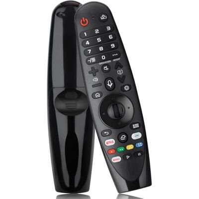SUJAHHUJIQ Controlo remoto com ponteiro e função de voz para LG Smart TV Magic Remote compatível AN-MR20GA MR19BA MR18BA MR650A SUJAHHUJIQ Controlo remoto com ponteiro e função de voz para LG Smart TV Magic Remote compatível AN-MR20GA MR19BA MR18BA MR650A