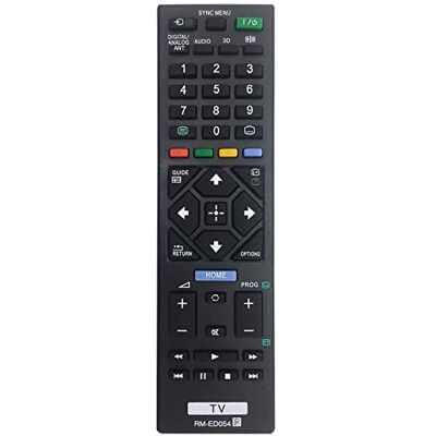 MYHGRC Substituição do controlo remoto para Sony RM-ED054 Bravia TV-Não requer configuração comando para Sony LCD/LED Smart TV MYHGRC Substituição do controlo remoto para Sony RM-ED054 Bravia TV-Não requer configuração comando para Sony LCD/LED Smart TV