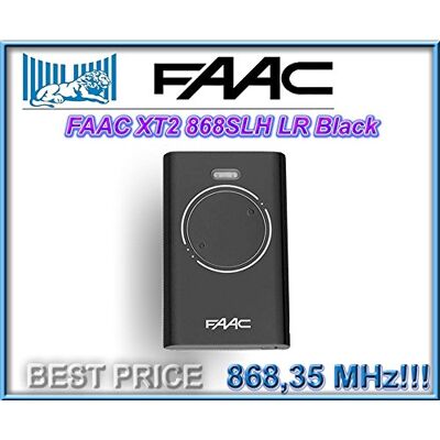 FAAC XT2 868 SLH LR preto. Porta de controlo remoto comando transmissor, 868 Mhz código variável chave de controlo !! ! FAAC XT2 868 SLH LR preto. Porta de controlo remoto comando transmissor, 868 Mhz código variável chave de controlo !! !