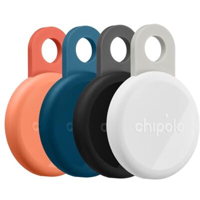 Chipolo LOOP Dispositivo de rastreamento Bluetooth recarregável para chaves e malas, compatível com a pesquisa da Apple ou com o localizador do Google, ligue para o seu telemóvel e alertas fora de Chipolo LOOP Dispositivo de rastreamento Bluetooth recarregável para chaves e malas, compatível com a pesquisa da Apple ou com o localizador do Google, ligue para o seu telemóvel e alertas fora de