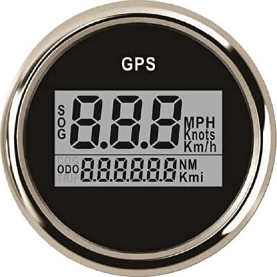 ELING Impermeável digital GPS velelocímetro odómetro para auto-marinho truck com luz de fundo 2 polegadas (52 mm) 9-32 V ELING Impermeável digital GPS velelocímetro odómetro para auto-marinho truck com luz de fundo 2 polegadas (52 mm) 9-32 V