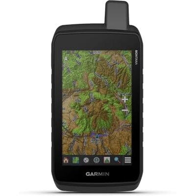 Garmin Montana 710, Rugged GPS Handheld Navigator com Large 5-Inch Glove-Friendly Touchscreen, Satellite Imagery and Maps for roteing on Roads and Trails Garmin Montana 710, Rugged GPS Handheld Navigator com Large 5-Inch Glove-Friendly Touchscreen, Satellite Imagery and Maps for roteing on Roads and Trails