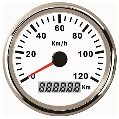 ELING GPS velelocímetro oxímetro 120 KM/H para auto-marinho UTV 85 mm 12 V/24 V com luz de fundo ELING GPS velelocímetro oxímetro 120 KM/H para auto-marinho UTV 85 mm 12 V/24 V com luz de fundo