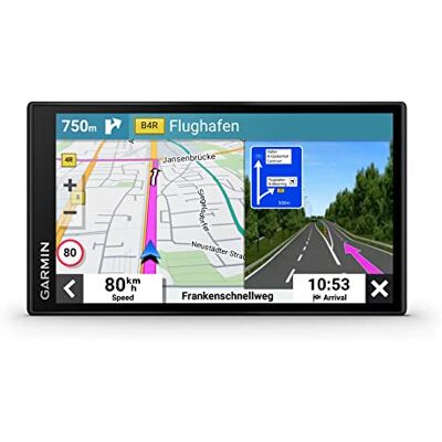 Garmin Navegador GPS, preto, 15,2 cm (6") Ecrã de alta resolução de 6", assistente de voz , alertas de motorista, atualizações de mapas Garmin Navegador GPS, preto, 15,2 cm (6") Ecrã de alta resolução de 6", assistente de voz , alertas de motorista, atualizações de mapas