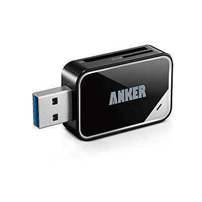 Anker - USB 3.0 8-in-1 Card Reader - SD/MMC - Card Reader Anker - USB 3.0 8-in-1 Card Reader - SD/MMC - Card Reader