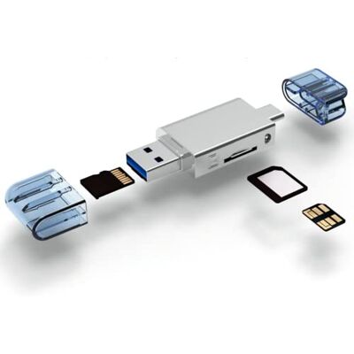 chenyang UC-361CY Leitor de cartões USB tipo C, USB C tipo C/USB 2.0 a NM Nano cartão de memória e leitor de cartões TF micro SD para telemóvel e portátil chenyang UC-361CY Leitor de cartões USB tipo C, USB C tipo C/USB 2.0 a NM Nano cartão de memória e leitor de cartões TF micro SD para telemóvel e portátil