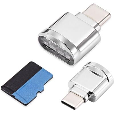 chenyang CY Adaptador para leitor de cartões USB tipo C USB-C para micro SD SDXC TF para computador portátil e telemóvel (conjunto de 2 peças) chenyang CY Adaptador para leitor de cartões USB tipo C USB-C para micro SD SDXC TF para computador portátil e telemóvel (conjunto de 2 peças)