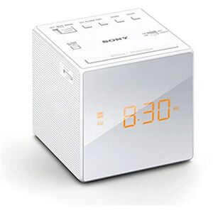 Sony ICF-C1 Rádio despertador com ecrã LED, branco Sony ICF-C1 Rádio despertador com ecrã LED, branco