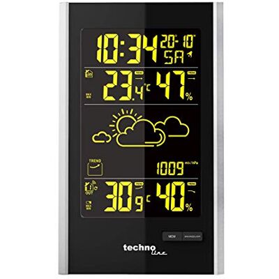 techno line Technoline Estação meteorológica com LED colorido para carregar dispositivos móveis, escolha entre uma ampla variedade de cores de plástico techno line Technoline Estação meteorológica com LED colorido para carregar dispositivos móveis, escolha entre uma ampla variedade de cores de plástico