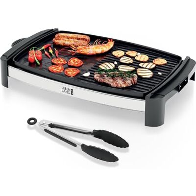 LEBENLANG Placa de cozinha elétrica 2000W Incl. Pinças para grelhador I 45x30cm I Placa elétrica para cozinhar XXL interior e exterior I Grelhador elétrico Placas de grelhar Grelhador elétrico Plancha electrica para cocinar XXL interior & exterior I Gre LEBENLANG Placa de cozinha elétrica 2000W Incl. Pinças para grelhador I 45x30cm I Placa elétrica para cozinhar XXL interior e exterior I Grelhador elétrico Placas de grelhar Grelhador elétrico Plancha electrica para cocinar XXL interior & exterior I Gre
