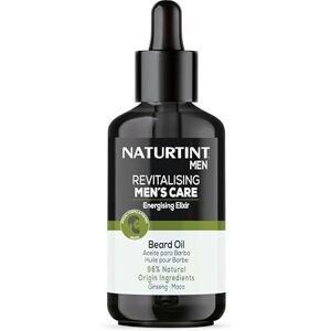 Naturtint Revitalizing Men's Care Óleo para barba, repara, fortalece e hidrata a barba, fácil absorção, 96% de ingredientes naturais, com gininseng e maca, 50 ml Naturtint Revitalizing Men's Care Óleo para barba, repara, fortalece e hidrata a barba, fácil absorção, 96% de ingredientes naturais, com gininseng e maca, 50 ml