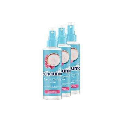Schauma Cuidados de pulverização Hidratação e brilho (3 x 200 ml), condicionador com spray que ajuda a desembaraçar o cabelo, condicionador com proteção térmica até 230 °C, condicionador Schauma Cuidados de pulverização Hidratação e brilho (3 x 200 ml), condicionador com spray que ajuda a desembaraçar o cabelo, condicionador com proteção térmica até 230 °C, condicionador