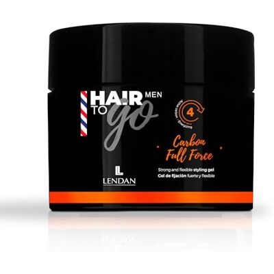 Lendan Gel fixador de cabelo Hair To Go Men Carbon Full Force 200 ml com carbono vegetal ativo fixação forte e flexível efeito molhado longa duração cuidado empilhar Lendan Gel fixador de cabelo Hair To Go Men Carbon Full Force 200 ml com carbono vegetal ativo fixação forte e flexível efeito molhado longa duração cuidado empilhar
