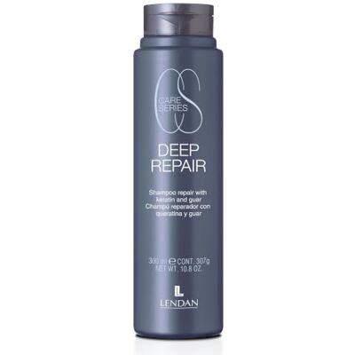 Lendan Champô reparador Deep Repair 300 ml para cabelos danificados e desvitalizados com queratina hidrolizada Repara o cabelo em profundidade Fornece brilho e estrutura Anti Frizz Lendan Champô reparador Deep Repair 300 ml para cabelos danificados e desvitalizados com queratina hidrolizada Repara o cabelo em profundidade Fornece brilho e estrutura Anti Frizz