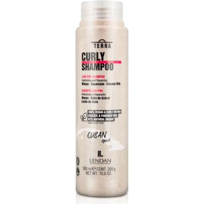 Lendan Champô hidratante e reparador Terra Curly Shampoo 300 ml Low Poo para cabelo encaracolado elimina toxinas do cabelo adequado para método Curly sem sulfatos, parabenos nem Lendan Champô hidratante e reparador Terra Curly Shampoo 300 ml Low Poo para cabelo encaracolado elimina toxinas do cabelo adequado para método Curly sem sulfatos, parabenos nem