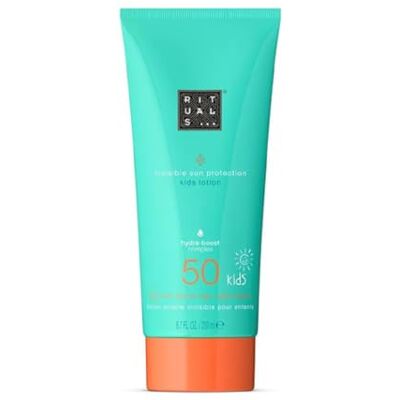 RITUALS The RITUAL OF KARMA Hydra Boost Loção de proteção solar invisível para crianças, SPF 50, 200 ml RITUALS The RITUAL OF KARMA Hydra Boost Loção de proteção solar invisível para crianças, SPF 50, 200 ml