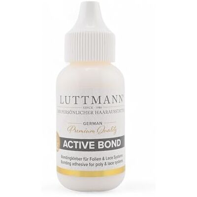 LUTTMANN ® Active Bond 38 ml a cola profissional de fixação máxima para perucas de renda, tupés, sistemas capilares e postiços dermatologicamente testado LUTTMANN ® Active Bond 38 ml a cola profissional de fixação máxima para perucas de renda, tupés, sistemas capilares e postiços dermatologicamente testado