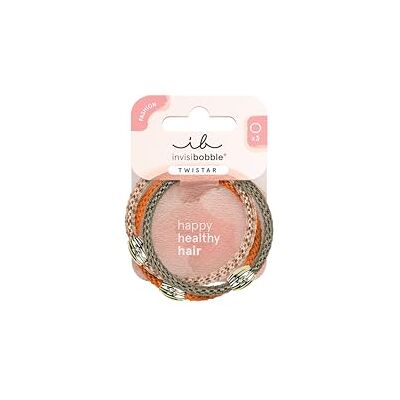 Invisibobble Twistar Orange Affaire (3 unidades) – Bolsas para mulher, elegantes ties de aderência forte, para de cavalo, trança Invisibobble Twistar Orange Affaire (3 unidades) – Bolsas para mulher, elegantes ties de aderência forte, para de cavalo, trança