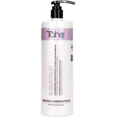 Tahe K-Glicolic Máscara capilar hidronutritiva pós-alisamento com ácido glicólico e queratina (1000 ml) Tahe K-Glicolic Máscara capilar hidronutritiva pós-alisamento com ácido glicólico e queratina (1000 ml)