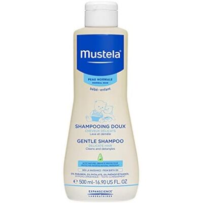 Mustela Shampoo com perseosa de abacate BIO e camomila, corpo e cabelo, bebés, crianças, toda a família evita a formação de pequenos nós, não queima (500 ml) Mustela Shampoo com perseosa de abacate BIO e camomila, corpo e cabelo, bebés, crianças, toda a família evita a formação de pequenos nós, não queima (500 ml)