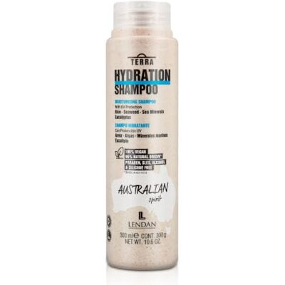 Lendan Champô hidratante Terra Hydration Shampoo 300 ml para cabelos secos com proteção UV hidratação profunda cabelo anti-encolhimento, sem para-brisas ou silicone Lendan Champô hidratante Terra Hydration Shampoo 300 ml para cabelos secos com proteção UV hidratação profunda cabelo anti-encolhimento, sem para-brisas ou silicone