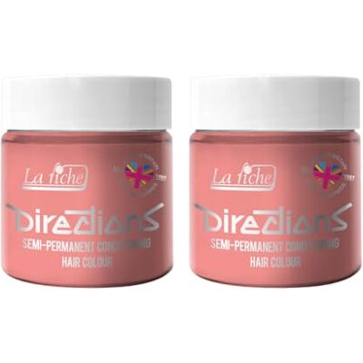 La Riche 2 x Riche Directions Semi-Permanent Hair Color Bote de 100 ml (Pastel Pink) La Riche 2 x Riche Directions Semi-Permanent Hair Color Bote de 100 ml (Pastel Pink)