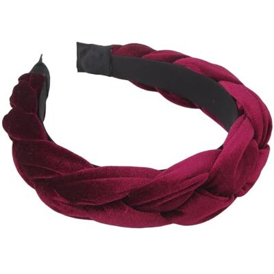 DRESHOW Diademas Trançadas para Mulher Aro de Veludo Elástico Criss Cross Faixas para o Cabelo Acessórios DRESHOW Diademas Trançadas para Mulher Aro de Veludo Elástico Criss Cross Faixas para o Cabelo Acessórios