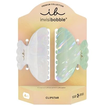 Invisibobble Clipstar Premium Grampo de cabelo para mulher, cor verde matcha Premium Matcha Melt chique moderno macio, pino para o cabelo médio sem marcas, respeita o cabelo para Invisibobble Clipstar Premium Grampo de cabelo para mulher, cor verde matcha Premium Matcha Melt chique moderno macio, pino para o cabelo médio sem marcas, respeita o cabelo para