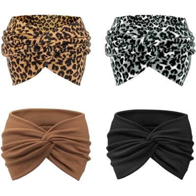 DRESHOW 4 peças turbante para mulher diadema boêmio elástico fita faixa para o cabelo diadema acessórios para o cabelo DRESHOW 4 peças turbante para mulher diadema boêmio elástico fita faixa para o cabelo diadema acessórios para o cabelo