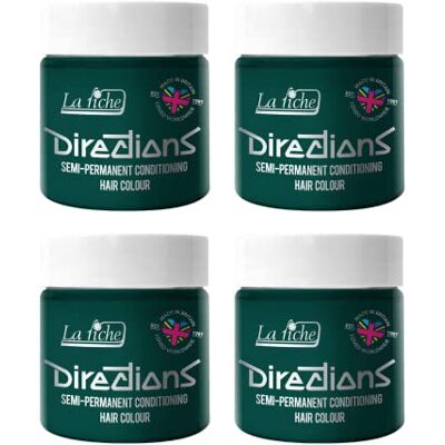 La Riche 4 x Riche Directions Semi-Permanent Hair Color Bote de 100 ml (Alpine Green) La Riche 4 x Riche Directions Semi-Permanent Hair Color Bote de 100 ml (Alpine Green)