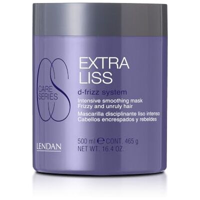 Lendan Máscara de alisamento de cabelo máscara extra lisa 500 ml para cabelos encrespados e rebeldes hidratada, neutro e reparação de cutícula para um liso duradouro anti-encrespamento Lendan Máscara de alisamento de cabelo máscara extra lisa 500 ml para cabelos encrespados e rebeldes hidratada, neutro e reparação de cutícula para um liso duradouro anti-encrespamento