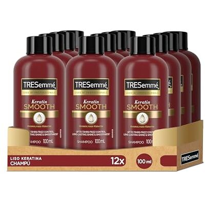 Shampoo Liso Keratina da Tresemmé - Controle de Frizz, Brilho Shampoo Liso Keratina da Tresemmé - Controle de Frizz, Brilho