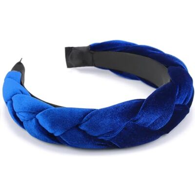 DRESHOW Diademas Trançadas para Mulher Aro de Veludo Elástico Laços Cruzados Acessórios para Cabelo DRESHOW Diademas Trançadas para Mulher Aro de Veludo Elástico Laços Cruzados Acessórios para Cabelo