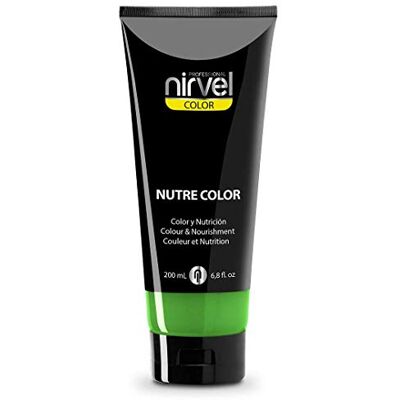 Nirvel NUTRE COR FLUOR Menta 200 ml Máscara Profissional Coloração temporária Nutrição e brilho Nirvel NUTRE COR FLUOR Menta 200 ml Máscara Profissional Coloração temporária Nutrição e brilho