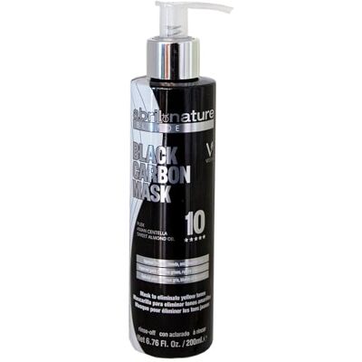 abril et nature Máscara profissional matizante Black Carbon Especial para cabelos loiros, descoloridos e grisalhos Elimina tons amarelados Nutre, Hidrata e Repara intensamente 200ml abril et nature Máscara profissional matizante Black Carbon Especial para cabelos loiros, descoloridos e grisalhos Elimina tons amarelados Nutre, Hidrata e Repara intensamente 200ml