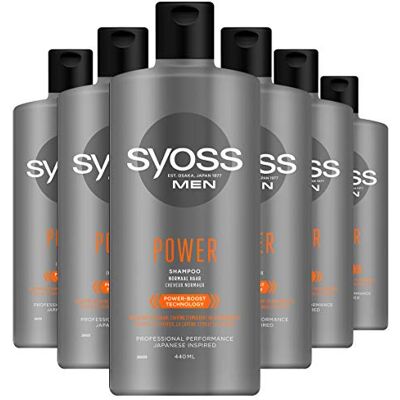 Syoss Champô Power para homem 6 x 440 ml Syoss Champô Power para homem 6 x 440 ml