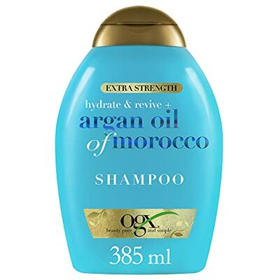 Shampoo Hidratante e Reparador com Óleo de Argan OGX - Para todos os tipos de cabelo - 385ml Shampoo Hidratante e Reparador com Óleo de Argan OGX - Para todos os tipos de cabelo - 385ml