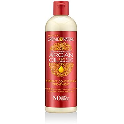 Creme of Nature Óleo de Argan Tratamento Condicionador Intensivo, com Óleo de Argan, Revitaliza, Fortalece e Desembaraça o Cabelo 354 ml Creme of Nature Óleo de Argan Tratamento Condicionador Intensivo, com Óleo de Argan, Revitaliza, Fortalece e Desembaraça o Cabelo 354 ml