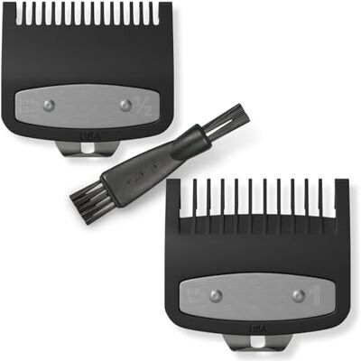 BLAUBODY Pentes máquina de cortar cabelo Set x2 (1,5 mm 3 mm) compatível com os cortadores de cabelo Wahl Set Pentes de cabeleireiro profissional Pentes barbearia profissional acessórios de substituição 1 x BLAUBODY Pentes máquina de cortar cabelo Set x2 (1,5 mm 3 mm) compatível com os cortadores de cabelo Wahl Set Pentes de cabeleireiro profissional Pentes barbearia profissional acessórios de substituição 1 x